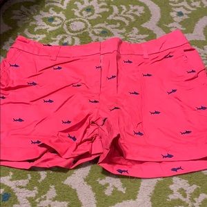 Pink fish shorts